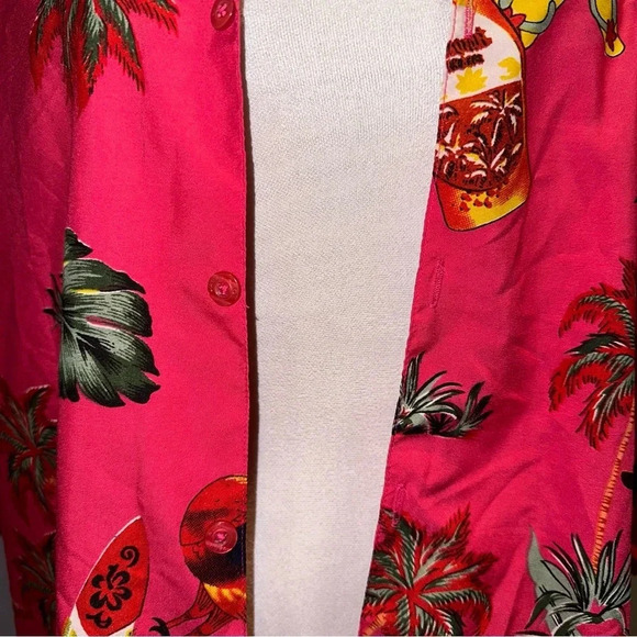 Pacific & Co Hawaiian Button Down Shirt - Size L - Picture 8 of 8